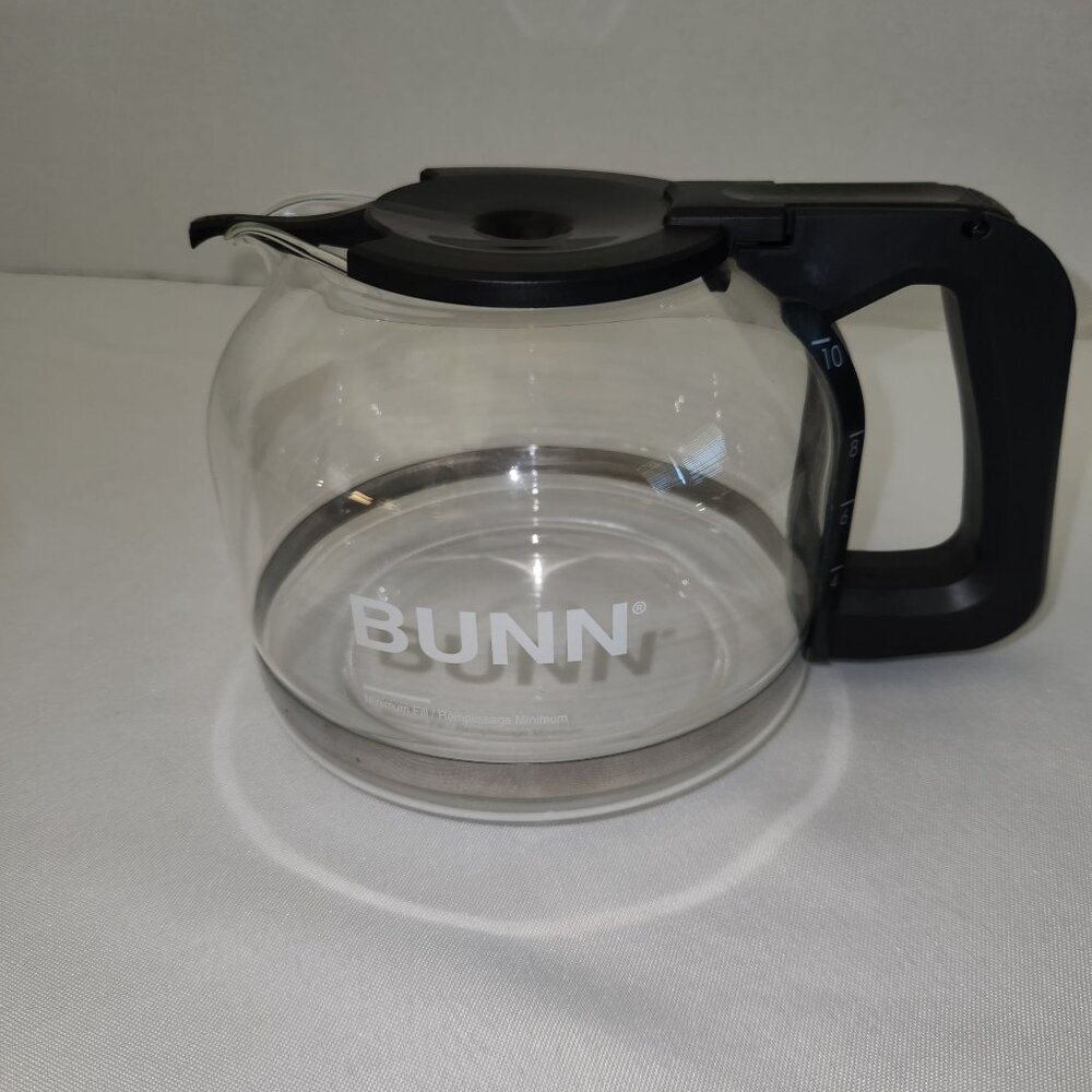 Bunn Coffee Maker 10 cup REPLACEMENT Pot Carafe Glass Decanter with Lid